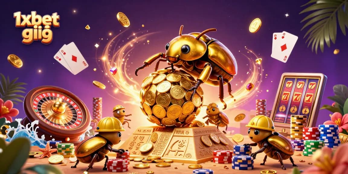 1xbet giriş ile kazanç elde etmek için heyecan verici casino sanat eseri.