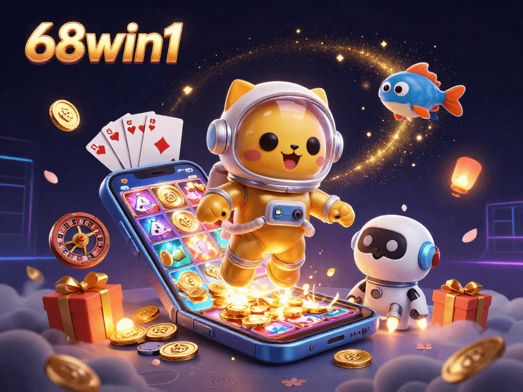 Spin to win big at 68win1 with vibrant slot games and exciting casino elements!