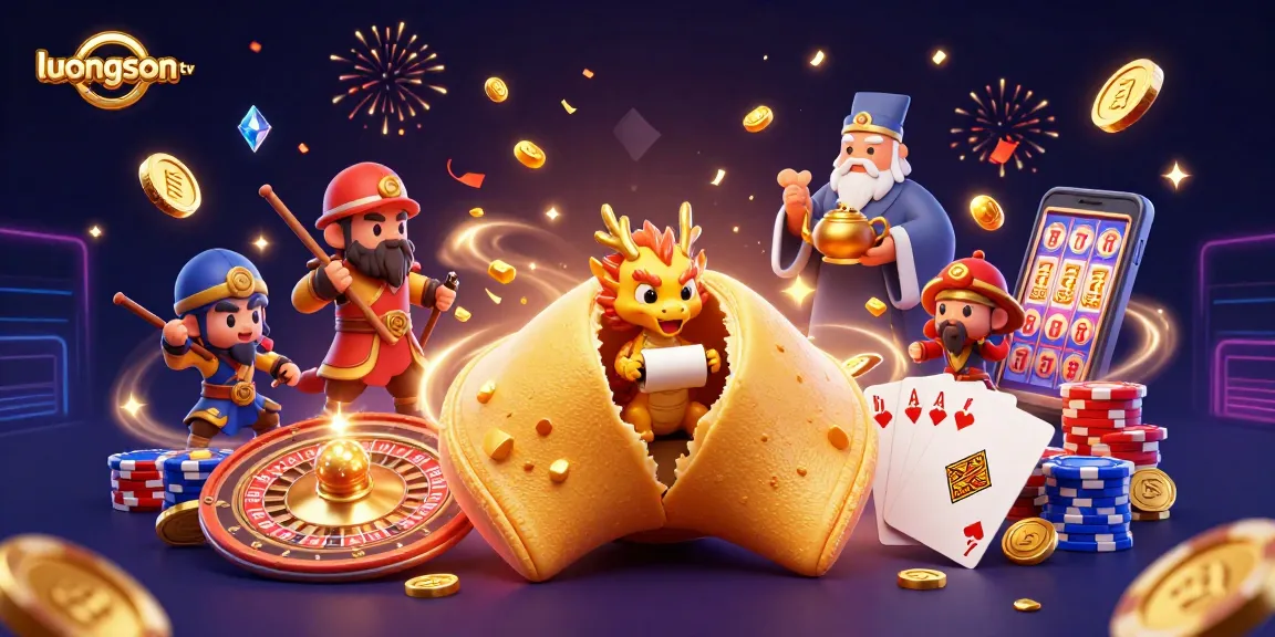 Enhance your betting experience with Luongson TV's vibrant 3D casino adventure illustration.