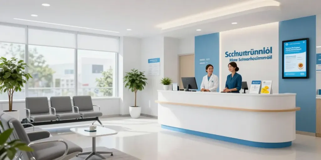 Schwarzkümmelöl für Patienten in einer Gesundheitsklinik zur Förderung des Wohlbefindens und der Gesundheit.
