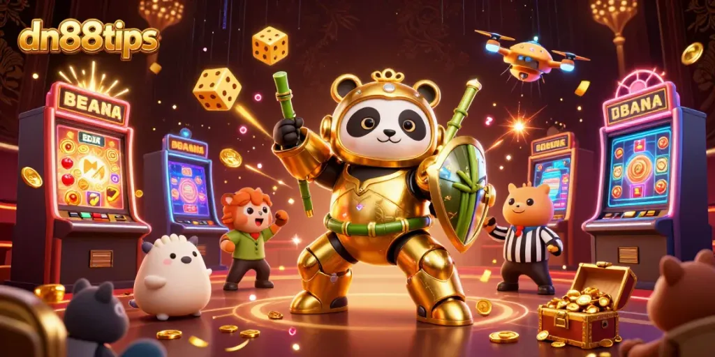 Experience exciting wins at dn88tips with a vibrant 3D casino showdown, featuring dynamic game elements and rich visuals.