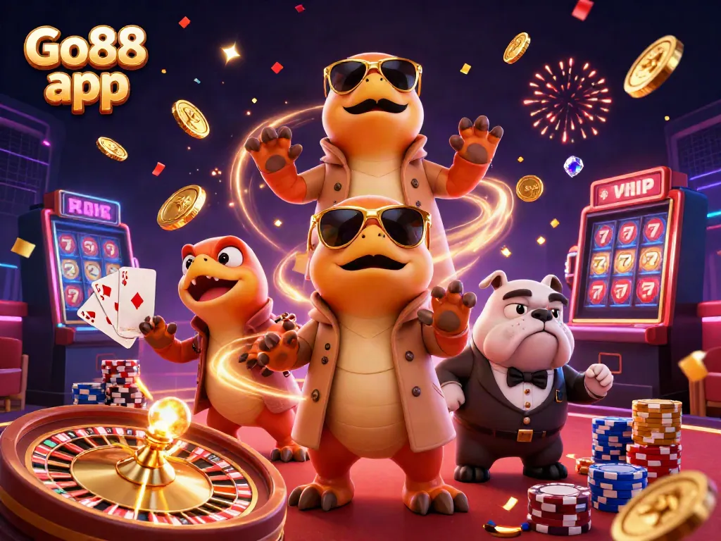 Experience thrilling gaming with the Go88 app amid vibrant casino energy and excitement.
