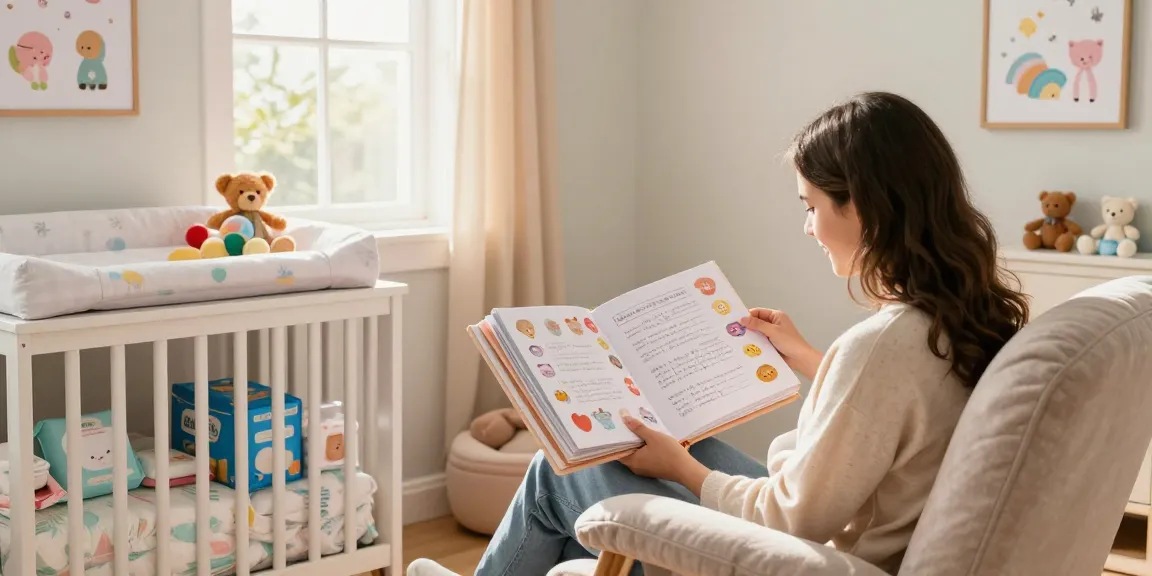 Babyalbum kaufen und Erinnerungen in einem gemütlichen Kinderzimmer mit persönlichen Akzenten schaffen.