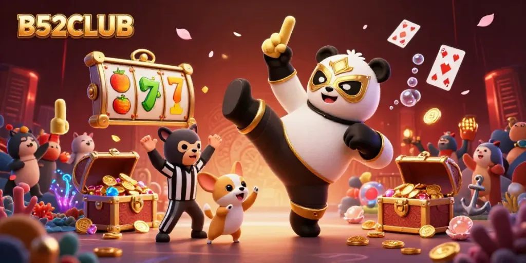 Experience the exhilarating action at B52CLUB with lively animal competitors and rich gambling elements!