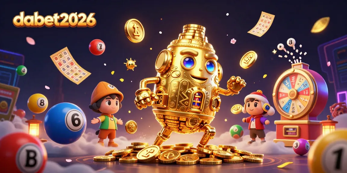 Experience wins with dabet2026 through a dazzling casino-themed illustration showing dynamic game action.