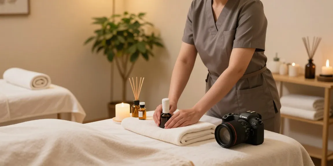 Experience an inviting 광명출장 massage service with skilled therapists in a serene home setting, creating a relaxing atmosphere.