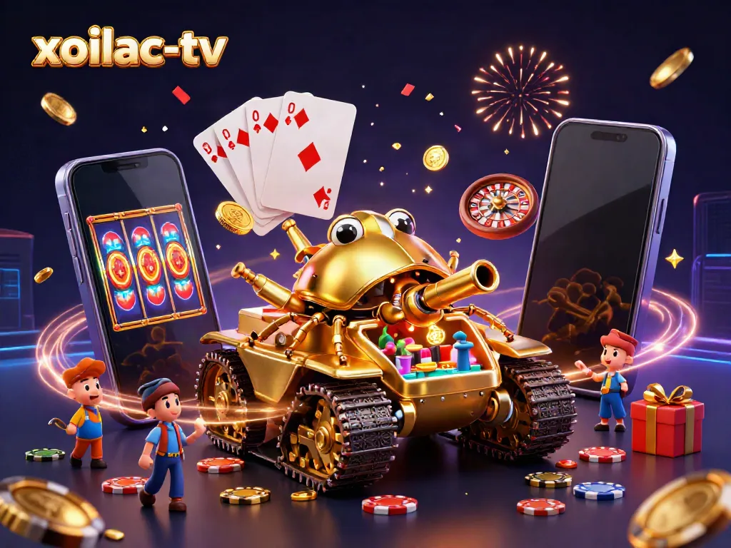 Experience thrilling gameplay with xoilac-tv's vibrant 3D casino in action.