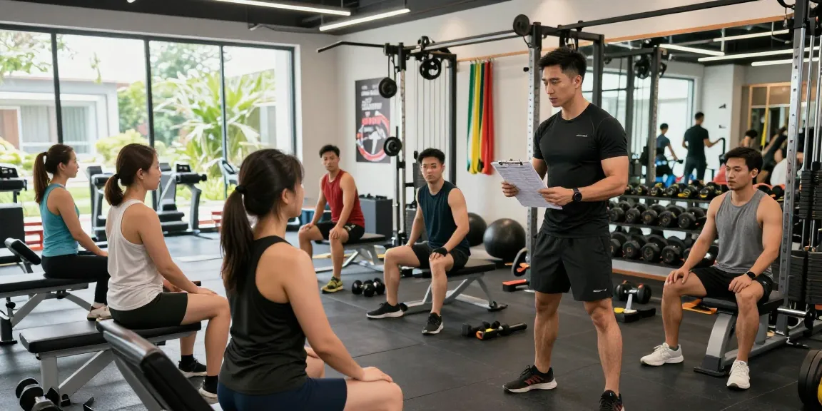 Selliza Shop Kunden erleben professionelle Fitnessberatung in einem modernen Wellnesszentrum.