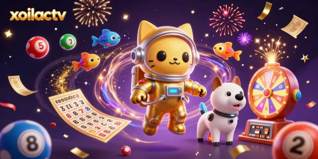Engage with xoilactv's vibrant lottery and gaming experience featuring dynamic elements.