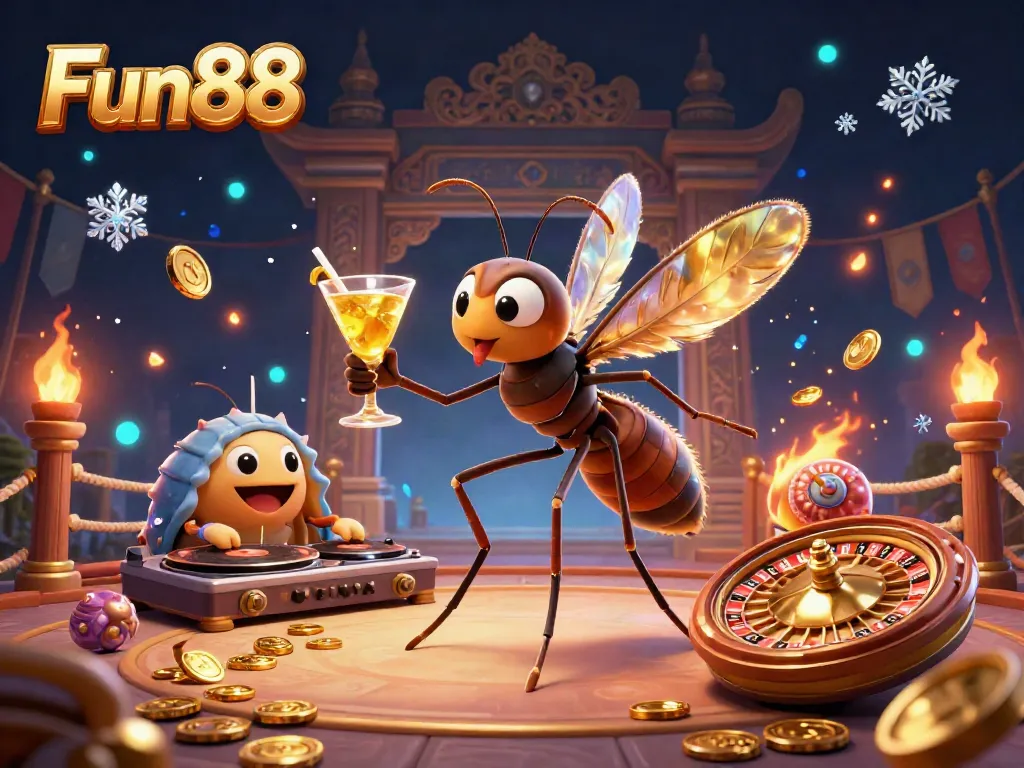 Experience Fun88's vibrant casino universe with charming characters and dynamic gaming elements.