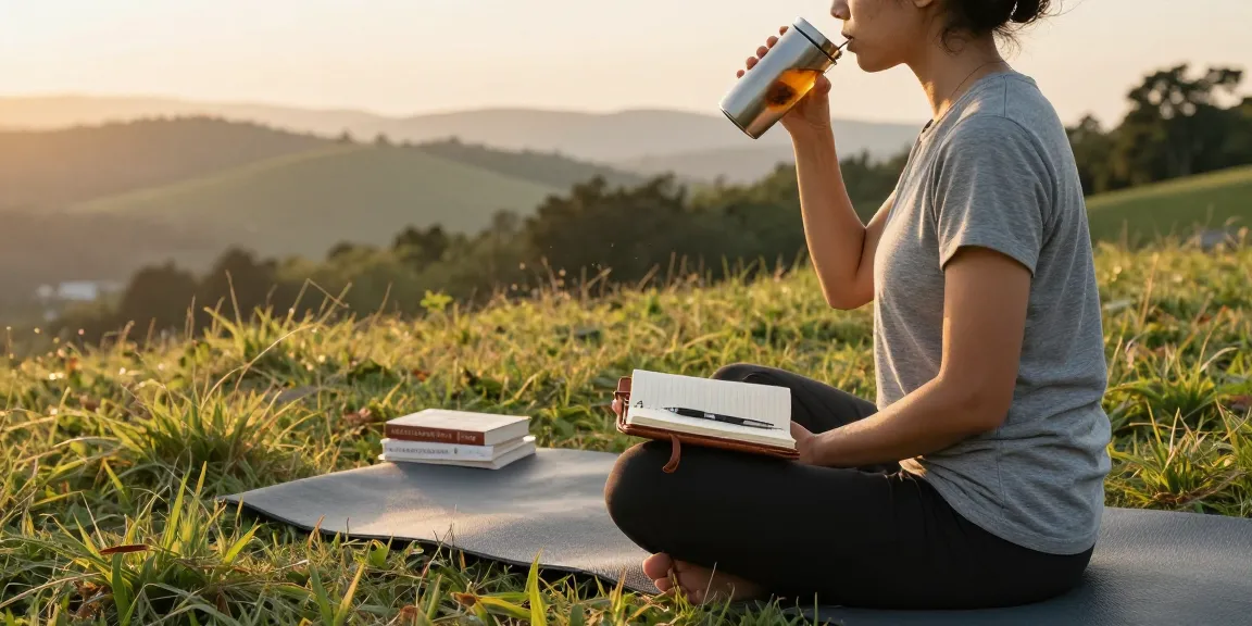 Person beim Mindset stärken durch Achtsamkeitsübungen in der Natur.