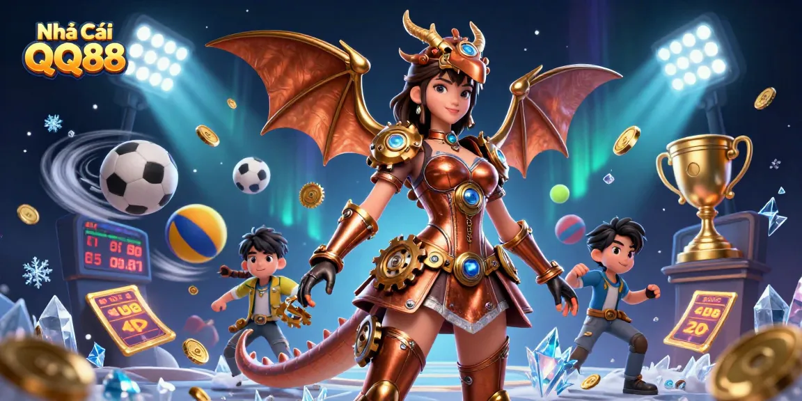Engage with high-stakes betting at Nhà Cái QQ88, featuring vibrant gaming elements and dynamic visuals.
