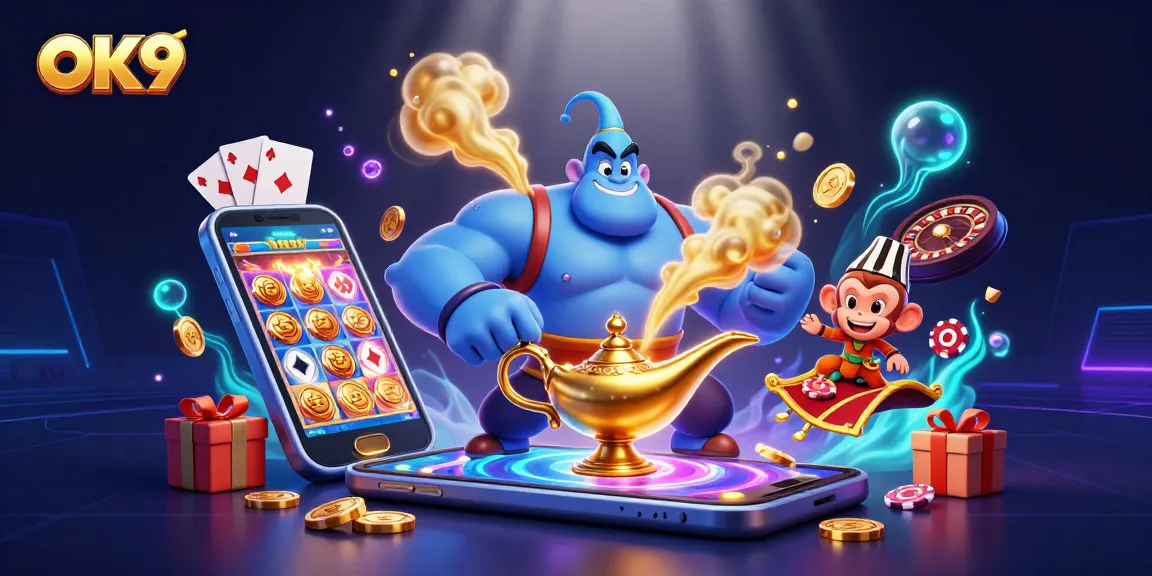 Engage with OK9's thrilling casino adventure full of vibrant games and rich rewards in a dynamic setting.