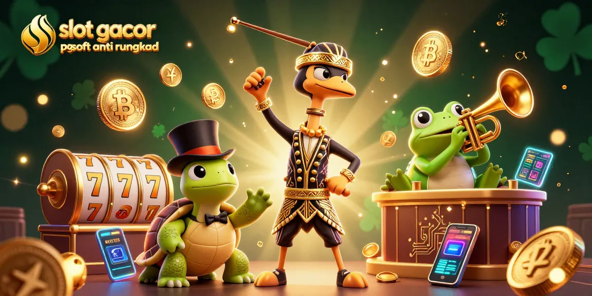 Experience the thrill of winning with slot gacor games pg soft anti rungkad in a vibrant 3D casino setting.