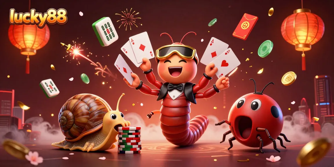 Experience dynamic play at lucky88 with a colorful adaptation featuring 3D characters and casino elements.