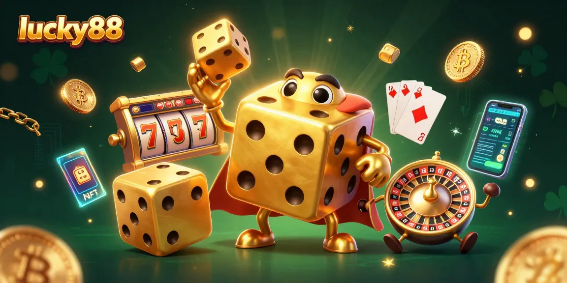 Experience the excitement of lucky88 with vibrant animated gaming elements and casino themes.