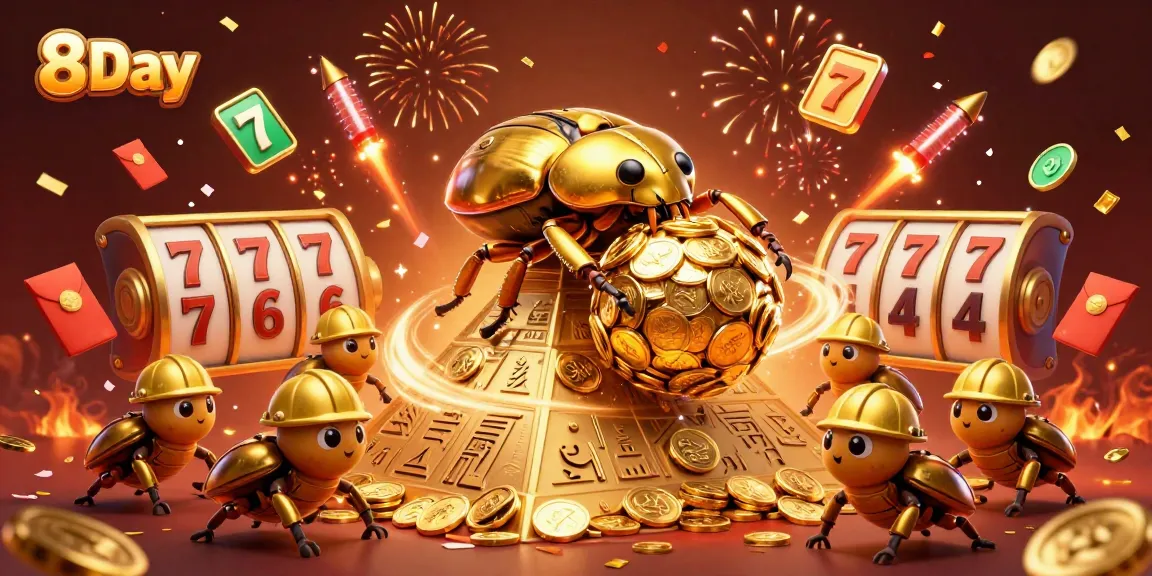 8Day offers exciting slot games with vibrant graphics and engaging themes in a casino atmosphere.