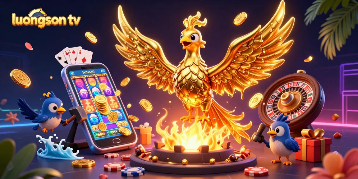 Experience dynamic gambling excitement with luongson tv’s 3D phoenix and innovative slot games.
