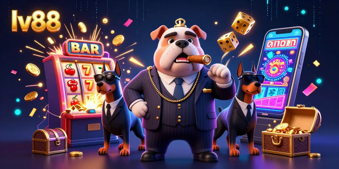 Win big at lv88 with immersive casino experiences featuring a mafia bulldog and fireworks!