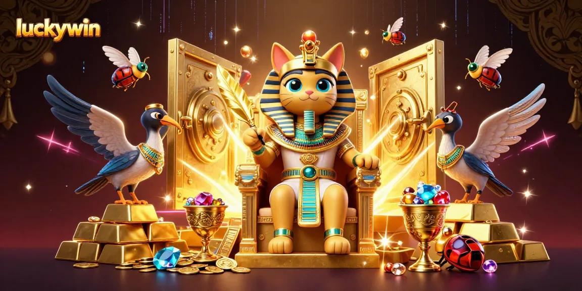 Experience thrilling wins with luckywin in a magical casino scene filled with treasures and fun.