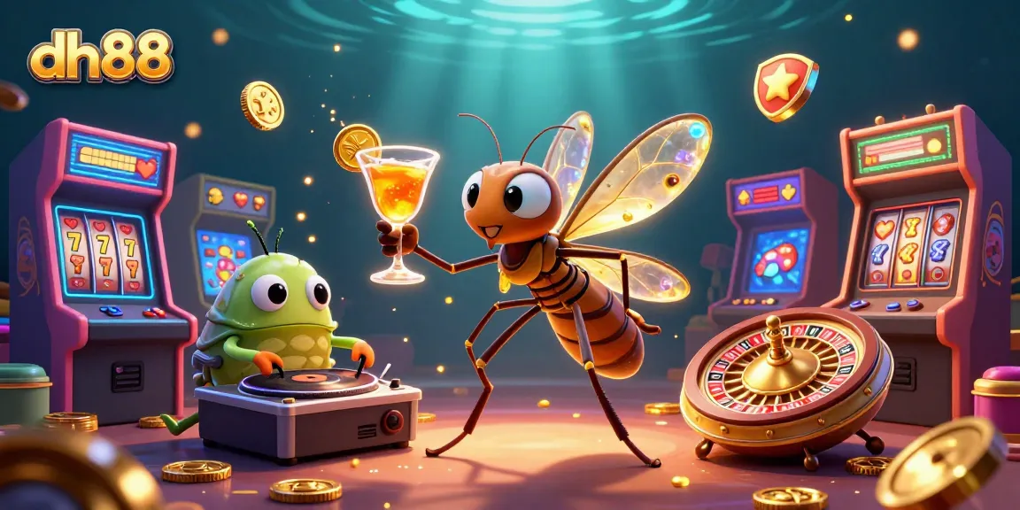 Experience thrilling gaming at dh88 with vibrant characters in a rich casino scene.